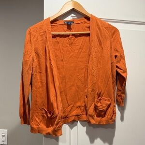 GAP Vibrant Orange Cardigan